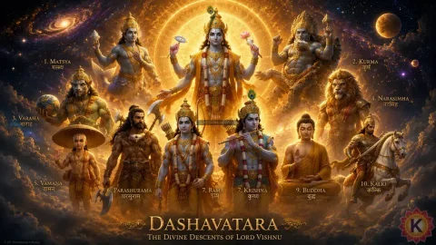 10 Avatars of Vishnu